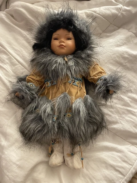 Eskimo Porcelain Doll, Heritage Signature Collection Naomi. Only the doll.