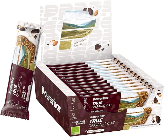 #033 Powerbar True Organic Avena Pezzi di cioccolato 16x40 g