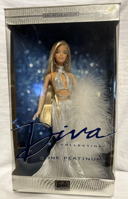 Barbie Diva Collection Gone Platinum 2001 Collector Edition Doll NEW NIB 