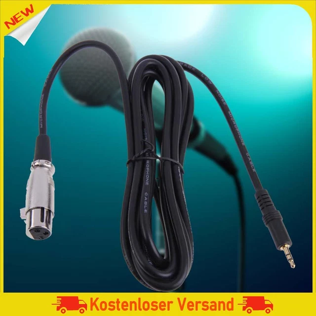 Neue XLR 3 Pin Buchse auf rechten Winkel 1/8 XLR3F, rechtwinklige 3,5 mm TRS für