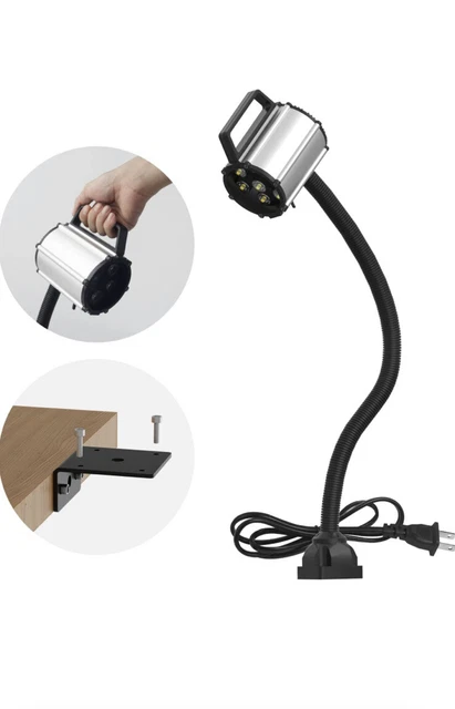 Workbench Light Machine Work Light Led Flexible Gooseneck Light 700 Lumen Ip66 W