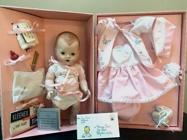 1999 Danbury Mint Tiny Tears Porcelain Collector Doll, NIB