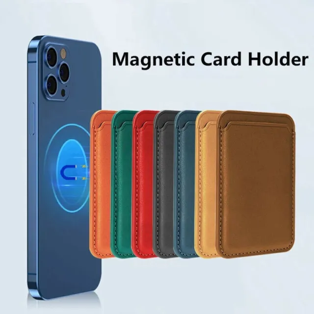 Magnetic Leather Card Slot Wallet Mag Safe Case Cover For iPhone 12 Pro Max Mini