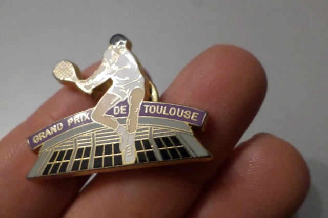 Pin's FFT Arthus Bertrand – Orange, Tennis, Coq France, Fabriqué En France