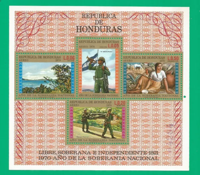 Honduras 1970 mint block MNH(**)