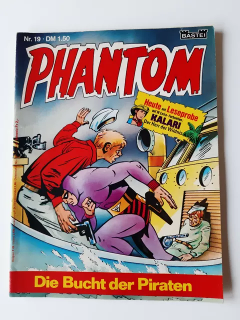 Phantom Nr.19 mit Beilage Leseprobe Kalari Bastei Verlag von 1974 aus Sammlung