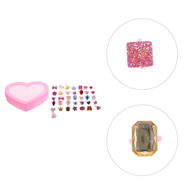 1 Set Kinderringe dekorative kleine Fingerringe für kleine Mädchenringe Mädchen