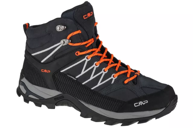 CMP Rigel Mid 3Q12947-56UE, Hombres, zapatos de trekking, gris