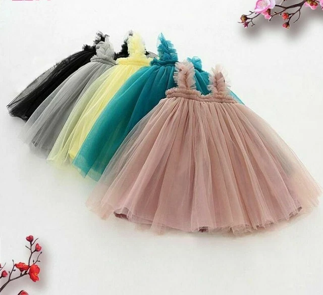 Bambini Rete Vestito da Principessa Nuova Estate Compleanno Feste