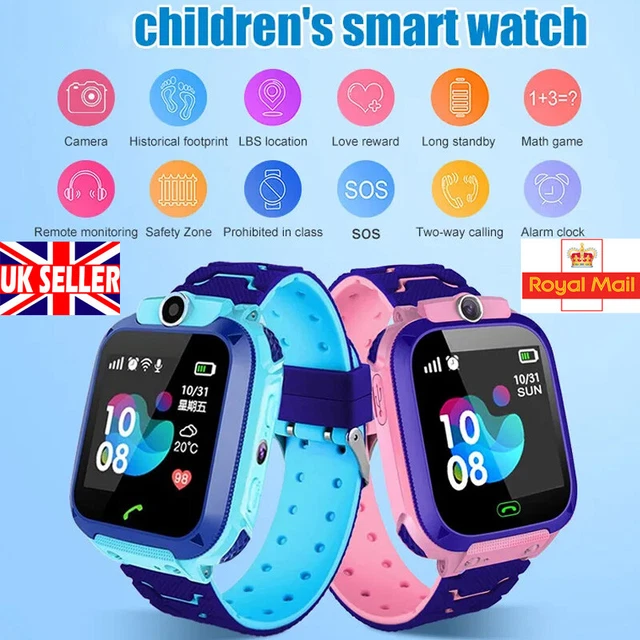 Kids Smart Watch Camera SOS Call Phone SIM GSM Game Watches Boys Girls Gift UK