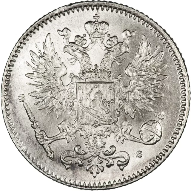 Finland 1916 50 Pennia GEM BU