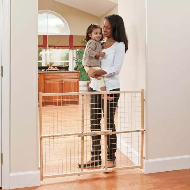 Evenflo Position & Lock Tall & Wide Adjustable Baby Gate, Infant, Toddler, Pets,