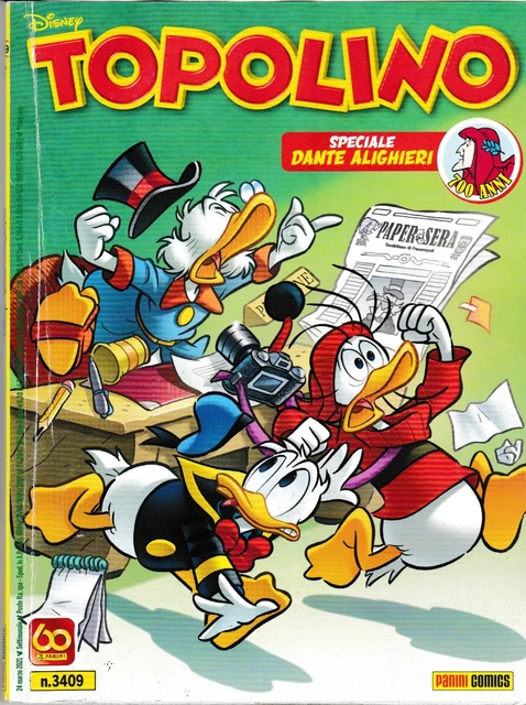 TOPOLINO N 3409 Speciale Dante Alighieri Marzo 2021 EUR 1 22 topolino-n-3409-speciale-dante-alighieri-marzo-2021-eur-1-22