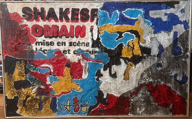 ANCIEN TABLEAU / Huile sur panneau / signée Colin Marine bateaux