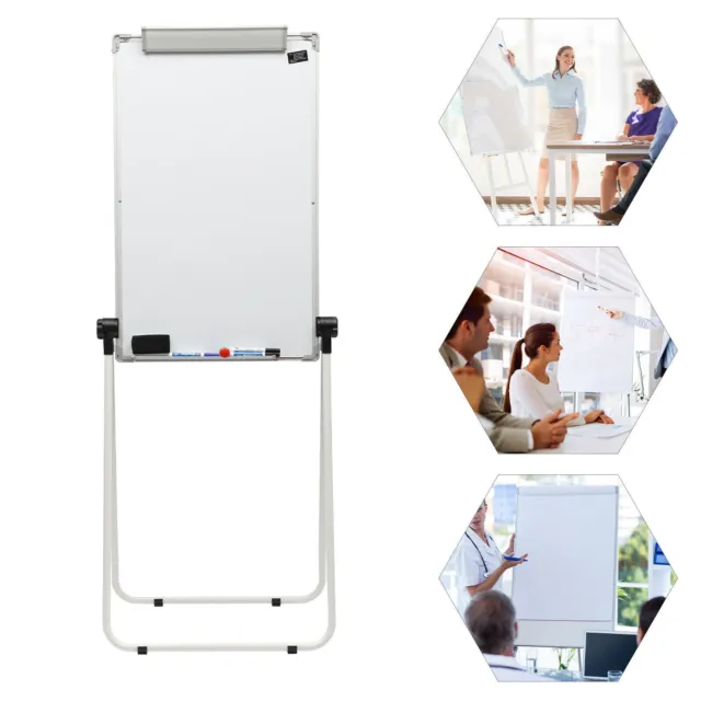 White Board Whiteboard with Stand Magnetic Dry Erase Board Double Sided 36"× 24"