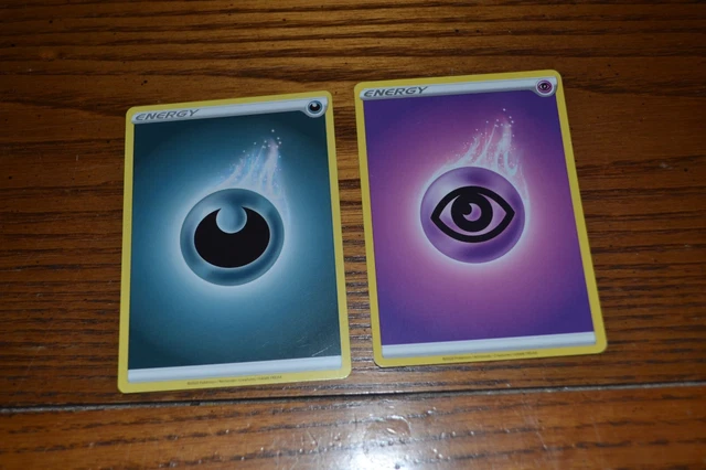 2 energy Pokémon playing/collecting cards