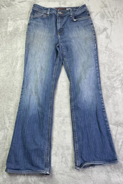 Eddie Bauer Jeans Women’s 10 Tall Blue Boot Cut Outdoor Medium Wash Denim