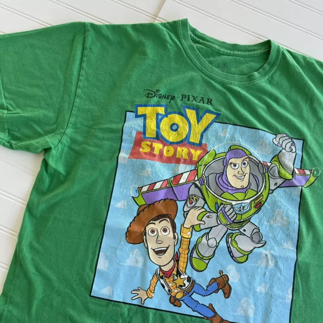 VINTAGE TOY STORY Buzz Lightyear Woody Pixar Men’s XL T Shirt Retro ...