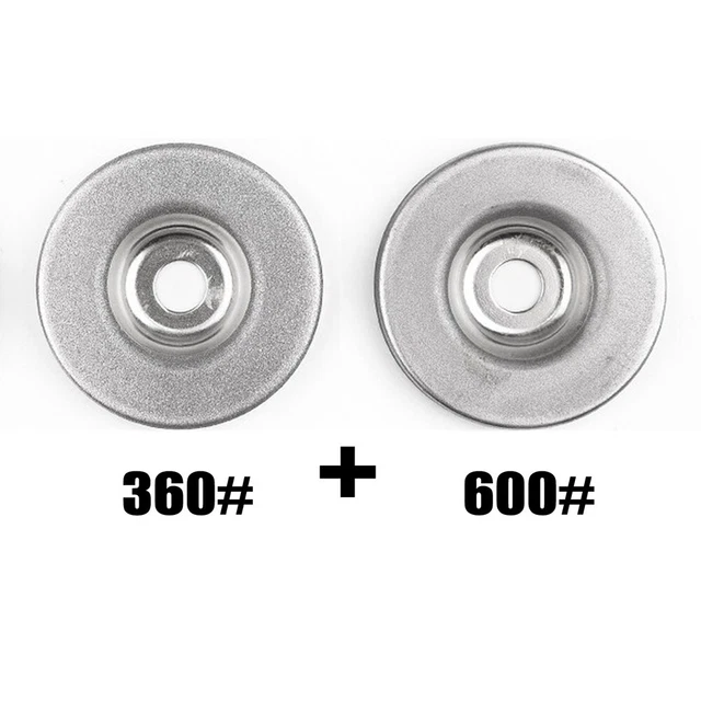 Pratique Grincement Roue 10mm/0.39 " 56mm/5.6cm 2 Pièces Diamant Sable Revêtu