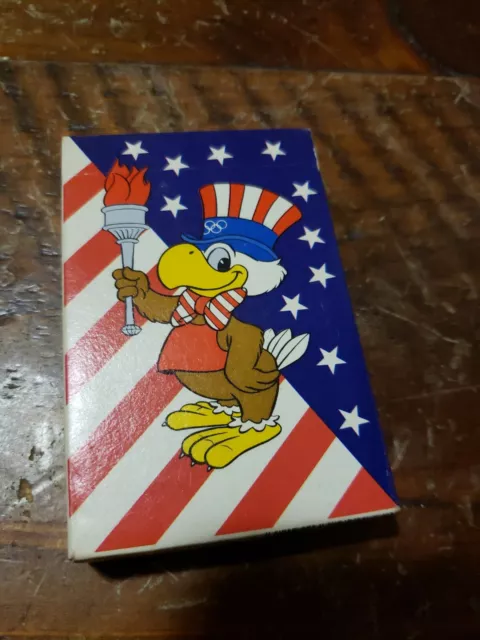 NEW VINTAGE Sam The Olympic Eagle 1984 Deck of Playing Cards FACTORY SEALED