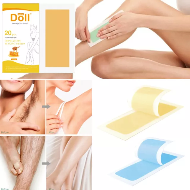 Wachs Streifen Bein Arm Körper Harrentfernung Enthaarungsmittel Papier Skin Care