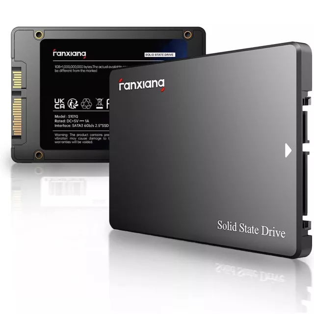 Fanxiang 4TB 3D NAND SATA 2,5 Zoll Interne SSD Festplatte 550 MB/s für PC Laptop