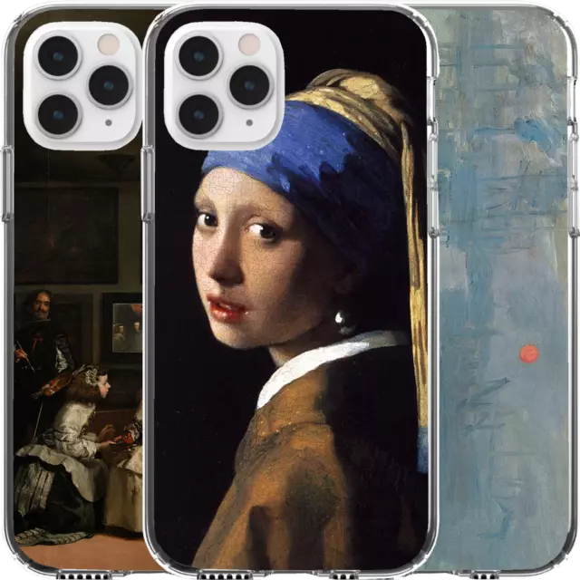 Silicone Cover Case Masterpiece Painting Renaissance Impressionism Great Artist