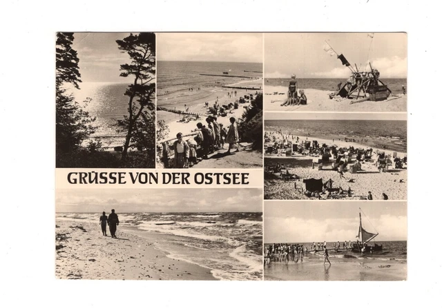 AK Ansichtskarte Grüße von der Ostsee
