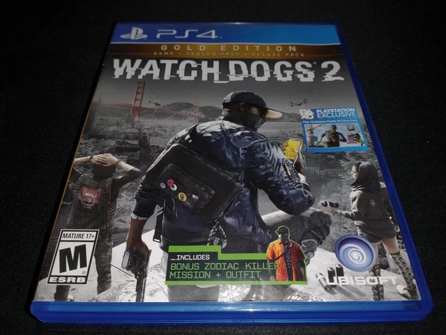 WATCH DOGS 2 Gold Edition Sony Playstation 4 PS4 LN PERFECT