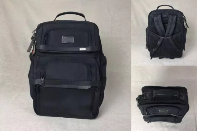 Tumi Alpha 3 Backpack Shoulder Bag Business  Black Nylon "16.92x11.81x7.87" NEW