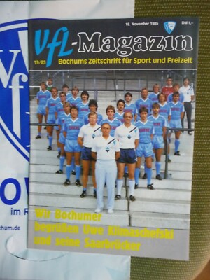 STADIONZEITUNG ZUM SPIEL VfL Bochum - 1.FC Saarbrcken, 85/86, VfL