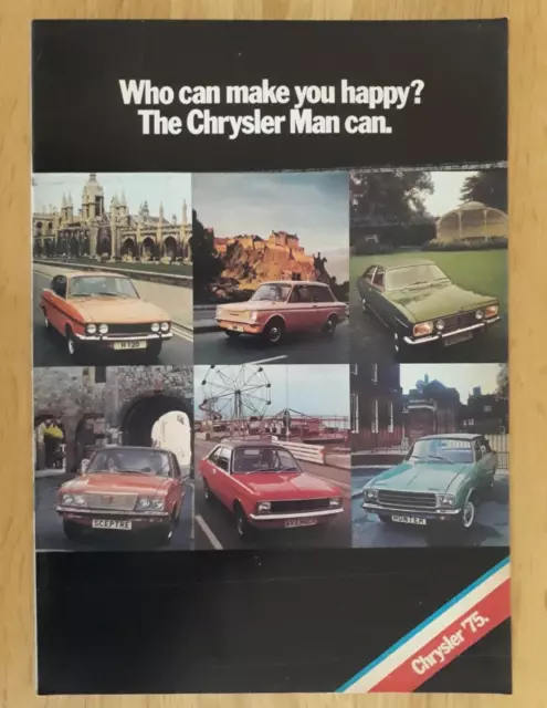 Chrysler Rootes Range Brochure 1975 - Chrysler Hillman Humber Sunbeam