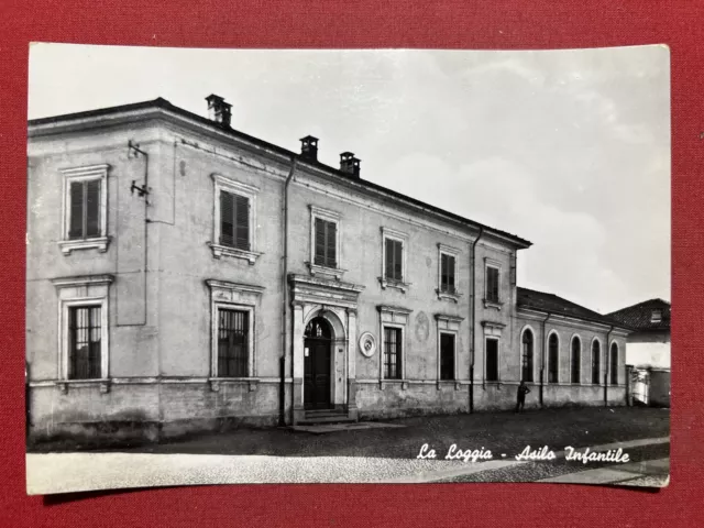 Cartolina - La Loggia ( Torino ) - Asilo Infantile - 1950 ca.