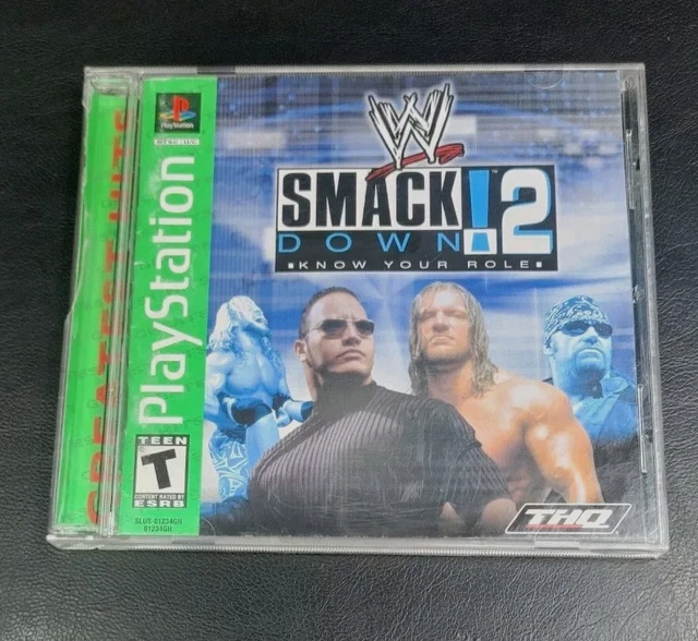 Jeu PlayStation 1 SMACKDOWN! 2 KNOW YOUR ROLE - Version Boîte - Bon état