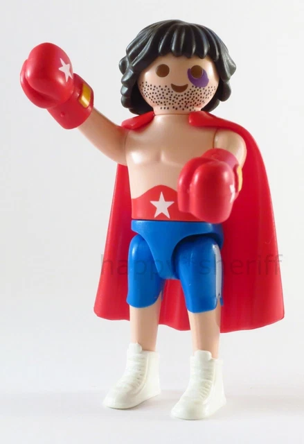 Playmobil Winner Boxer avec Gants Cape Mystery Série 13 9332 NEUF