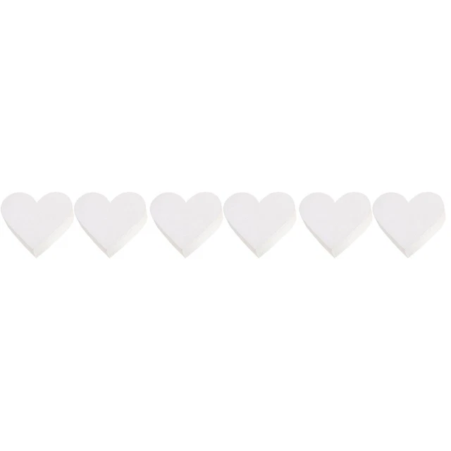 6 pz manichini per torta in schiuma a forma di cuore modello torta in schiuma riutilizzabile manichino