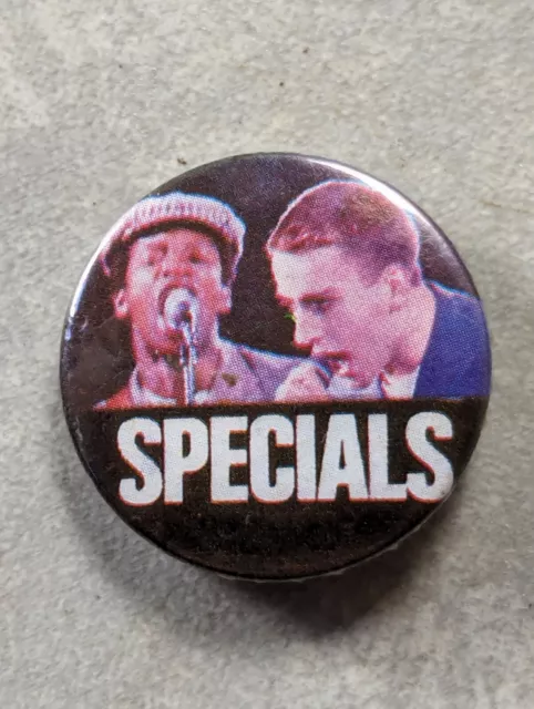 Vintage 80er Jahre The Specials Pin Abzeichen gekauft um 1986