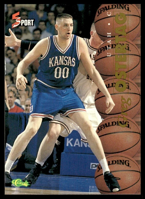 1995-96 CLASSIC 5-SPORT #26 Greg Ostertag recrue Utah Jazz EUR 1,67