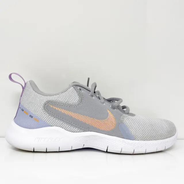 Nike Womens Flex Experience Run 10 CI9964-005 Gray Running Shoes Sneakers Size 6