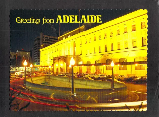 C6433 Australia SA Adelaide Casino Railway Station TC86 postcard