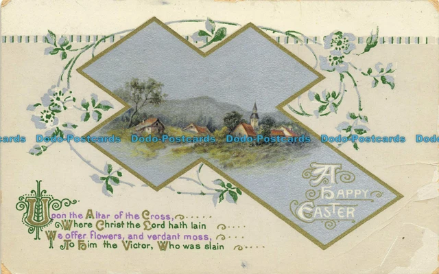 R640783 A Happy Easter. Upon the Altar of the Cross. Wildt and Kray. Series 2767