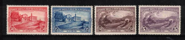 S47830 San Marino 1928 San Francesco 4v