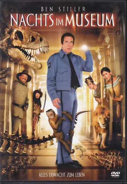 DVD NACHTS IM MUSEUM  Ben Stiller  FSK 6  Top Fantasy Komödie sehr guter Zustand