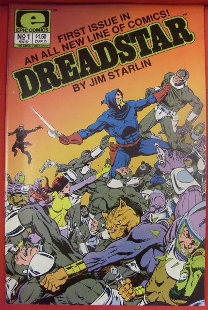 Dreadstar 1-64 Marvel Epic First Comic Set Complete Jim Starlin David 1982 Vf