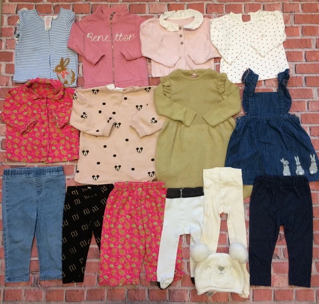 Collant cardigan abito bambina 9-12 mesi TU Next George ecc.