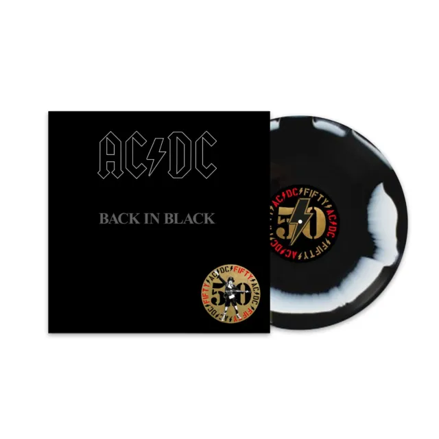AC / Dc - Back IN Black. 50th Ann. Ed. (2024) LP Noir Marbled Vinyl