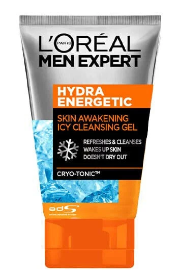 Experto De Los Hombres De L'Oreal Piel Awakening Icy Gel de Limpieza 100ml