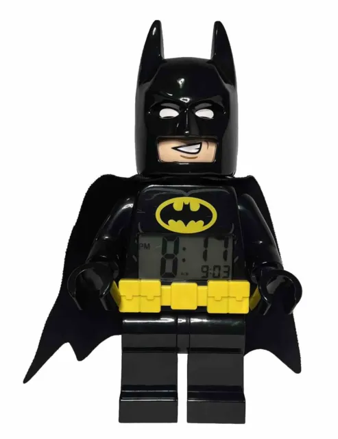 Lego Batman 10" Alarm Clock DC Comics Super Heroes Digital Display Tested Works