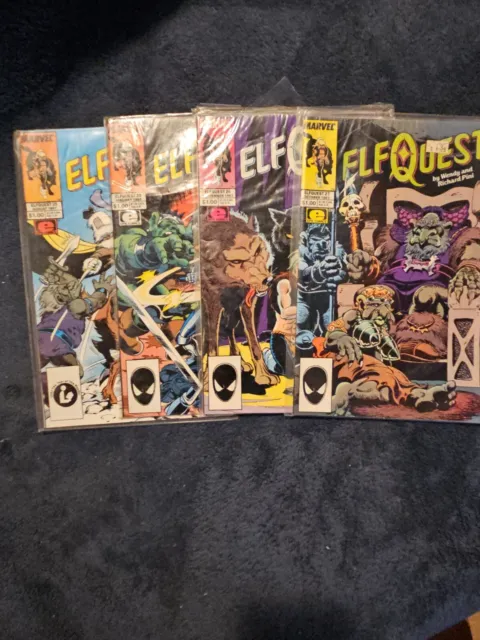 Lot of Elf Quest #25,26,27,30 Epic Marvel Comic Books 1987,88 - Quick Ship!