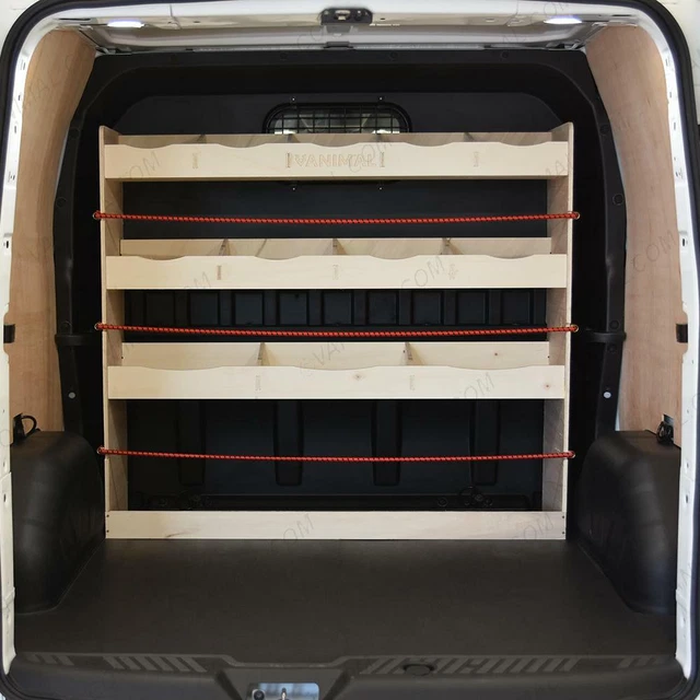 FORD TRANSIT CUSTOM Crew Cab L1 & L2 FullWidth Bulkhead Racking EUR